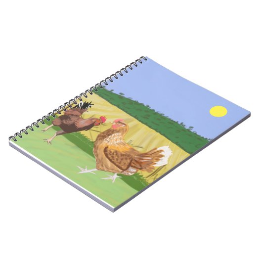 Hähnchen und Huhn Notizblock (Linke Seite)