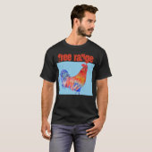 Hähnchen-Wasserfarbenrooster-Hähnchen T-Shirt (Vorne ganz)