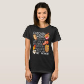 Hähnchen Wing Chicken Wing Song Lyric Hotdog Bolog T-Shirt (Vorne ganz)