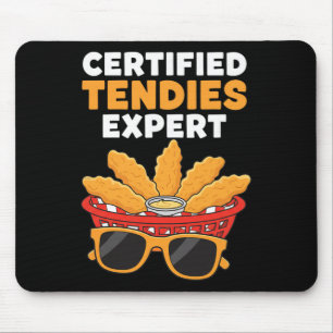 Hähnchen-zertifizierter Tendies-Experte, Tendie-Li Mousepad