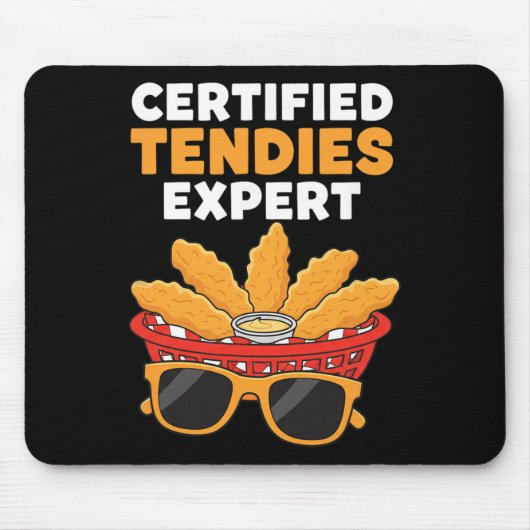 Hähnchen-zertifizierter Tendies-Experte, Tendie-Li Mousepad (Vorne)