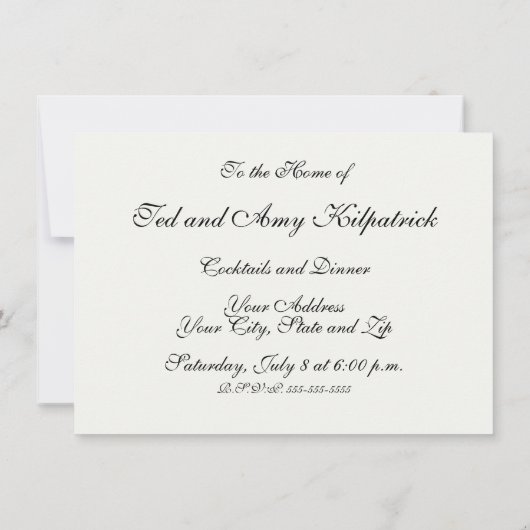 Hähnchenbauernhof mit farbigen Mustern Einladung (Rückseite)