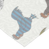 Hähnchenbauernhof mit farbigen Mustern Tischdecke (Schrägansicht)