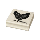 Hähnchendekoration ⎢ Rücksendeadresse Briefmarke Gummistempel (Stempel)