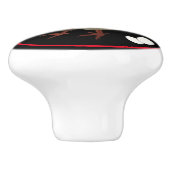 Hähncheneier Niedliche Keramik Knochen Keramikknauf (Seitenansicht)