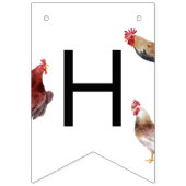 Hähnchenfarm Animal Birthday Party Dekoration Wimpelkette (Zweite Fahne)