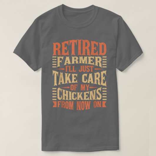 Hähnchenfarm für Bauer T-Shirt (Design vorne)