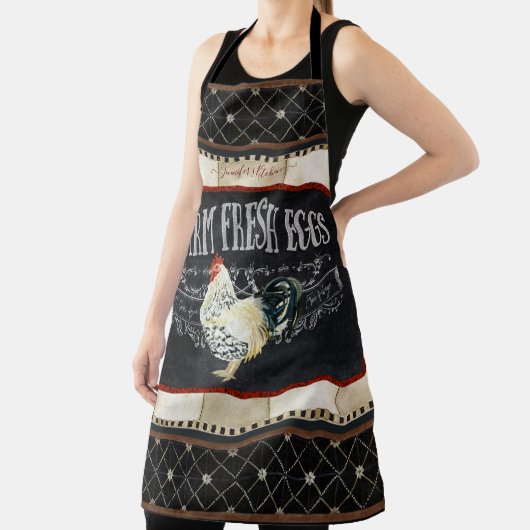 Hähnchenfarm Rooster Frische Eier Rustikales Bauer Schürze (InSitu)