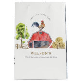 Hähnchenfarm Rotbarsch Kindergeburtstag Mittlere Geschenktüte (Vorderseite)