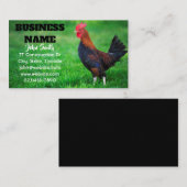 Hähnchenfarm Visitenkarte (Vorne/Hinten)