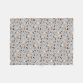 Hähnchenfellmuster Fleecedecke (Vorderseite (Horizontal))