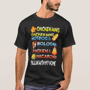 Hähnchenflügel Hähnchenflügel Hotdog Und Bologna K T-Shirt