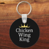 Hähnchenflügel König Schlüsselanhänger (Vorderseite)