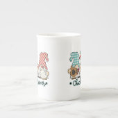 Hähnchenfreunde aus niedlichem Land Porzellantasse (Vorderseite)