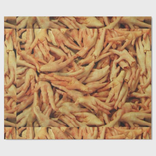 Hähnchenfutter Geschenkpapier (Flach)