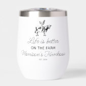 Hähnchenhaus, Name, benutzerdefinierter Text (Vorderseite)