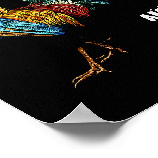 Hähnchenhawaii hawaii hawaiian 157 poster (Ecke)