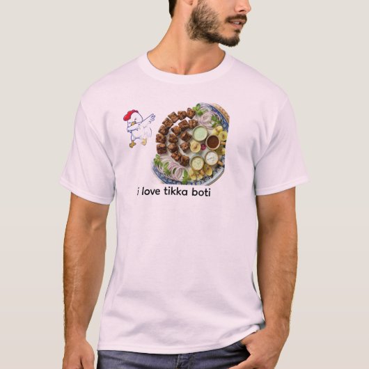 Hähnchenliebhaber T-Shirt (Vorderseite)