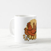 Hähnchenliebhaber-Tasse Kaffeetasse (Vorderseite Links)
