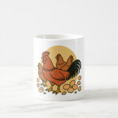 Hähnchenliebhaber-Tasse Kaffeetasse (Mittel)
