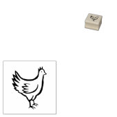 Hähnchenmehl Briefmarke DY Hochzeitsversorgung - S Gummistempel (Stempel)