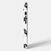 Hähnchenmuster im Retro-Landhaus Case-Mate iPhone Hülle (Rückseite / Links)