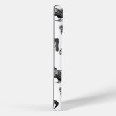 Hähnchenmuster im Retro-Landhaus Case-Mate iPhone Hülle (Rückseite / Rechts)