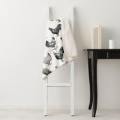 Hähnchenmuster im Retro-Landhaus Sherpadecke (Beispiel)