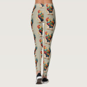 HähnchenprintLeggings Leggings (Rückseite)
