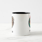 Hähnchenrooster Zweifarbige Tasse (Mittel)