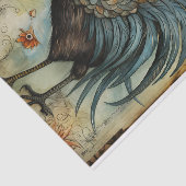 Hähnchenroster Art Vintage Entdeckungsreise zur Al Seidenpapier (Ausschnitt)