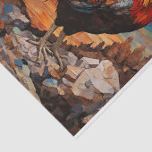 Hähnchenroster Art Vintage Entdeckungsreise zur Al Seidenpapier (Ausschnitt)