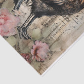 Hähnchenroster Art Vintage Entdeckungsreise zur Al Seidenpapier (Ausschnitt)