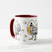 Hähnchentasse Tasse (Vorderseite Links)