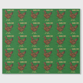 Hähnchenteile Geschenkpapier (Flach)