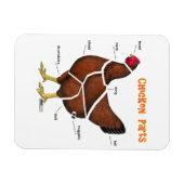 Hähnchenteile Magnet (Horizontal)