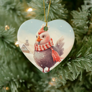 Hähnchentier, Kawaii, Niedliches Haustier-Lover-Ge Keramik Ornament