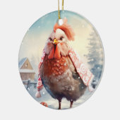 Hähnchentier, Kawaii, Niedliches Haustier-Lover-Ge Keramik Ornament (Links)