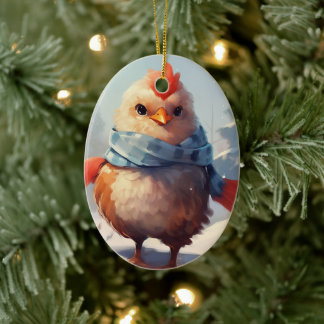 Hähnchentier, Kawaii, Niedliches Haustier-Lover-Ge Keramik Ornament