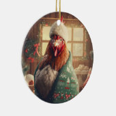 Hähnchentier, Kawaii, Niedliches Haustier-Lover-Ge Keramik Ornament (Rechts)