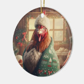 Hähnchentier, Kawaii, Niedliches Haustier-Lover-Ge Keramik Ornament (Links)