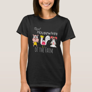 Hähnchentiere der Kühe — echte Hausfrauen der Fern T-Shirt