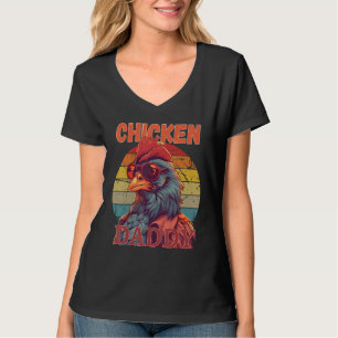 Hähnchenvater ein lustiges Design für jeden Hahn T-Shirt