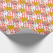 Hähnchenwaffeln Geschenkpapier (Ecke)