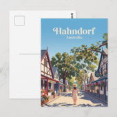 Hahndorf Australien Postkarte (Vorne/Hinten)