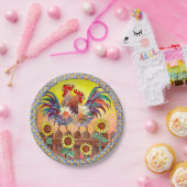 HÄHNE durch SHARON SHARPE Pappteller (Party)