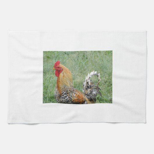 Hähne Geschirrtuch (Horizontal)