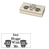 Hähne mit mir gummistempel (Stempel)