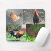Hähne und Hennen Mousepad (Mit Mouse)