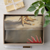 Hahnen-Gewebe/Dekorationspapier Seidenpapier (Geschenk)